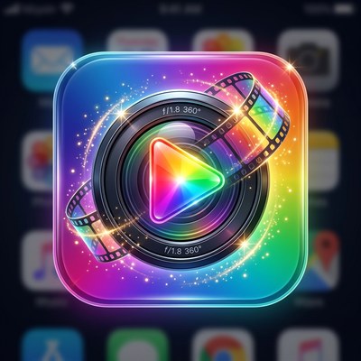 Video Creation 360 Icon
