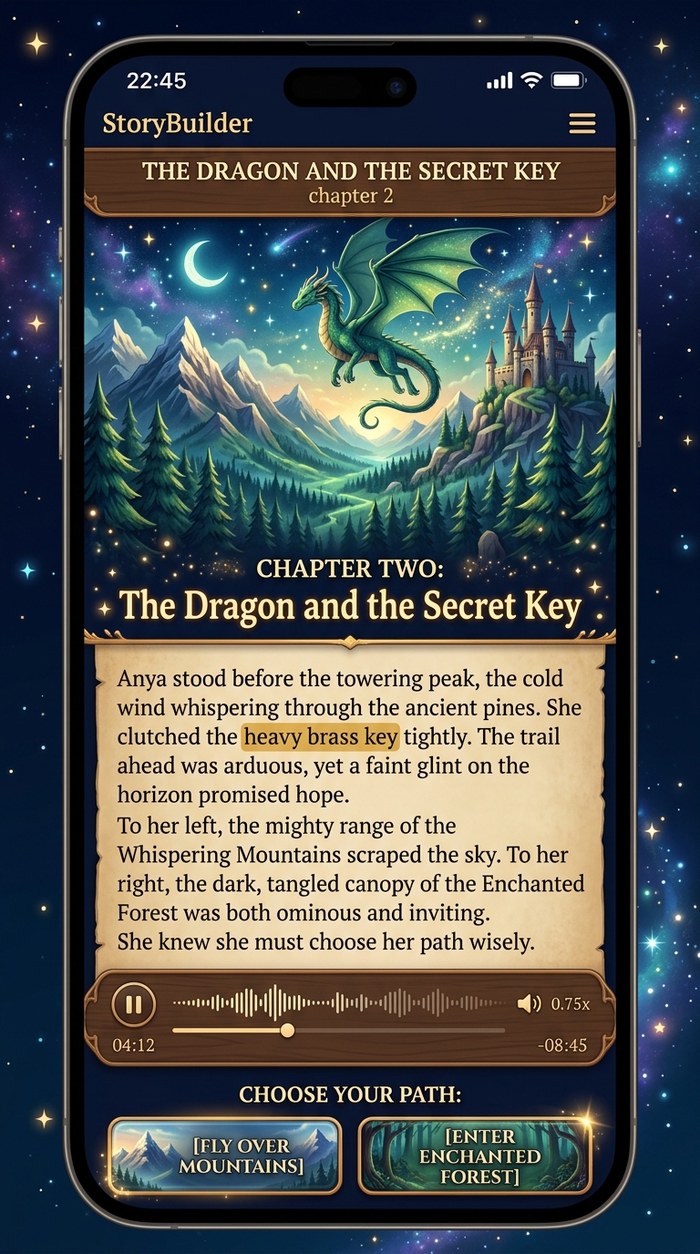 StoryBuilder Screen Preview